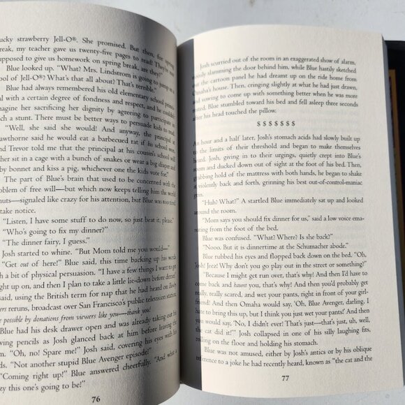 Blue Avenger and the Theory of Everything Book Hardcover By Norma Howe Chapter B - Picture 5 of 11